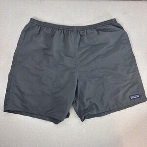 Patagonia Baggies Shorts Mens Large Gray Swim Trunks‎ Nylon Mesh Lined Pocket